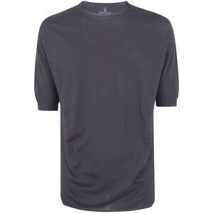 Md75 Men Light Cotton Boxi Short Sleeves Sweater